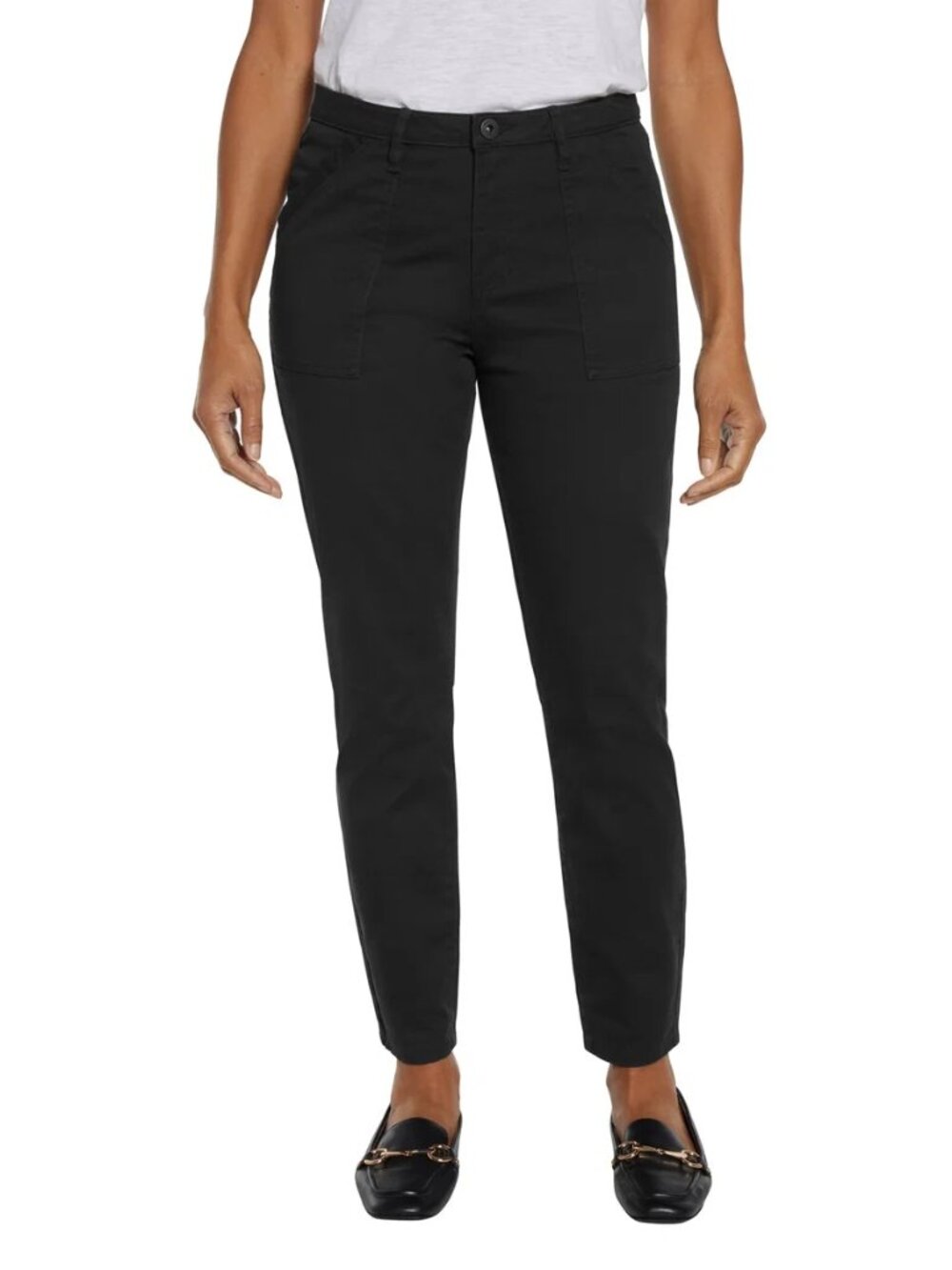 Banana Republic Ladies High Rise Twill Pant Black, Size 8, New with Tag